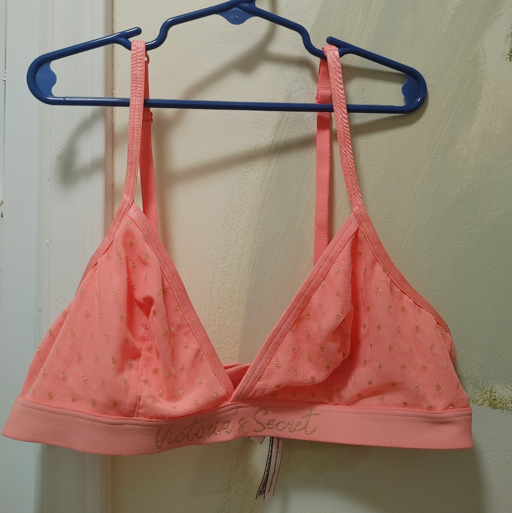 Victoria's Secret Pink Mesh Bra - Picture 2 of 4